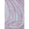 5' X 8' Lavender Mint Green And Sky Blue Abstract Washable Area Rug With UV Protection