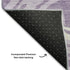 5' X 8' Lavender Mint Green And Sky Blue Abstract Washable Area Rug With UV Protection
