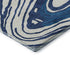 5' X 8' Navy Blue Ivory And Beige Abstract Washable Area Rug With UV Protection