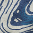 5' X 8' Navy Blue Ivory And Beige Abstract Washable Area Rug With UV Protection