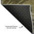 9' X 12' Olive Green Wheat And Ivory Abstract Washable Area Rug With UV Protection
