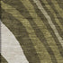 9' X 12' Olive Green Wheat And Ivory Abstract Washable Area Rug With UV Protection