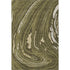 9' X 12' Olive Green Wheat And Ivory Abstract Washable Area Rug With UV Protection