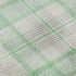 9' X 12' Aqua Ivory And Green Plaid Washable Area Rug With UV Protection