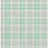 9' X 12' Aqua Ivory And Green Plaid Washable Area Rug With UV Protection