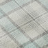 9' X 12' Sky Blue Ivory And Gray Plaid Washable Area Rug With UV Protection