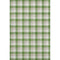 5' X 8' Emerald Beige And Ivory Plaid Washable Area Rug With UV Protection