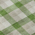 5' X 8' Emerald Beige And Ivory Plaid Washable Area Rug With UV Protection