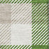 5' X 8' Emerald Beige And Ivory Plaid Washable Area Rug With UV Protection