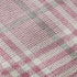 8' X 10' Blush Ivory And Gray Plaid Washable Area Rug With UV Protection