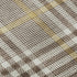5' X 8' Brown Ivory And Gold Plaid Washable Area Rug With UV Protection