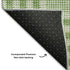 8' X 10' Green Ivory And Blue Plaid Washable Area Rug With UV Protection