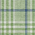 8' X 10' Green Ivory And Blue Plaid Washable Area Rug With UV Protection