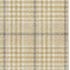 9' X 12' Gold Ivory And Gray Plaid Washable Area Rug With UV Protection