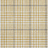 9' X 12' Gold Ivory And Gray Plaid Washable Area Rug With UV Protection
