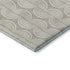 8' X 10' Beige And Ivory Ogee Washable Area Rug With UV Protection