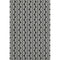 5' X 8' Black And Ivory Ogee Washable Area Rug With UV Protection