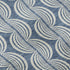 5' X 8' Denim Blue Ivory And Gray Ogee Washable Area Rug With UV Protection