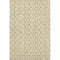 5' X 8' Gold And Ivory Ogee Washable Area Rug With UV Protection