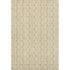 5' X 8' Gold And Ivory Ogee Washable Area Rug With UV Protection