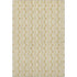 5' X 8' Gold And Ivory Ogee Washable Area Rug With UV Protection