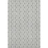 8' X 10' Gray And Ivory Ogee Washable Area Rug With UV Protection