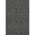 5' X 8' Black And Ivory Geometric Washable Area Rug With UV Protection