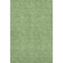 5' X 8' Green And Ivory Geometric Washable Area Rug With UV Protection