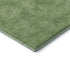 5' X 8' Green And Ivory Geometric Washable Area Rug With UV Protection