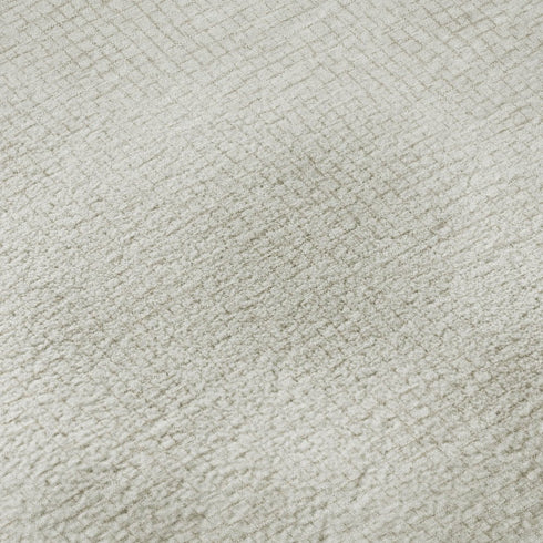 8' X 10' Beige And Ivory Geometric Washable Area Rug With UV Protection