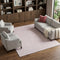 8' X 10' Pink And Ivory Geometric Washable Area Rug With UV Protection