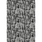 5' X 8' Black Ivory And Gray Abstract Geometric Washable Area Rug With UV Protection