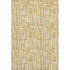 5' X 8' Gold Ivory And Wheat Abstract Geometric Washable Area Rug With UV Protection