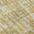 5' X 8' Gold Ivory And Wheat Abstract Geometric Washable Area Rug With UV Protection