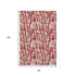 8' X 10' Red Beige And Ivory Abstract Geometric Washable Area Rug With UV Protection