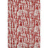 8' X 10' Red Beige And Ivory Abstract Geometric Washable Area Rug With UV Protection