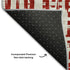8' X 10' Red Beige And Ivory Abstract Geometric Washable Area Rug With UV Protection