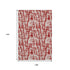 9' X 12' Red Beige And Ivory Abstract Geometric Washable Area Rug With UV Protection