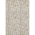 8' X 10' Tan Beige And Ivory Abstract Geometric Washable Area Rug With UV Protection