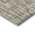 8' X 10' Tan Beige And Ivory Abstract Geometric Washable Area Rug With UV Protection