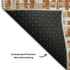 8' X 10' Terra Cotta Ivory And Beige Abstract Geometric Washable Area Rug With UV Protection