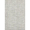 5' X 8' Beige Ivory And Silver Abstract Geometric Washable Area Rug With UV Protection
