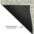 5' X 8' Beige Ivory And Silver Abstract Geometric Washable Area Rug With UV Protection