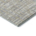 5' X 8' Beige Ivory And Silver Abstract Geometric Washable Area Rug With UV Protection