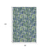 8' X 10' Navy Blue Ivory And Green Abstract Geometric Washable Area Rug With UV Protection