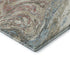 5' X 8' Beige Copper And Green Abstract Washable Area Rug With UV Protection