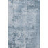 5' X 8' Denim Blue And Ivory Abstract Washable Area Rug With UV Protection