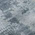 5' X 8' Denim Blue And Ivory Abstract Washable Area Rug With UV Protection