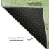 8' X 10' Green And Beige Abstract Washable Area Rug With UV Protection