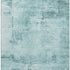 8' X 10' Aqua And Sky Blue Abstract Washable Area Rug With UV Protection